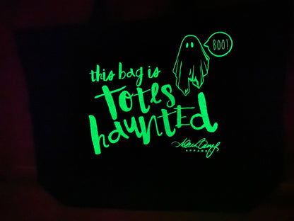 Glow-in-the-dark Totes Haunted Bag